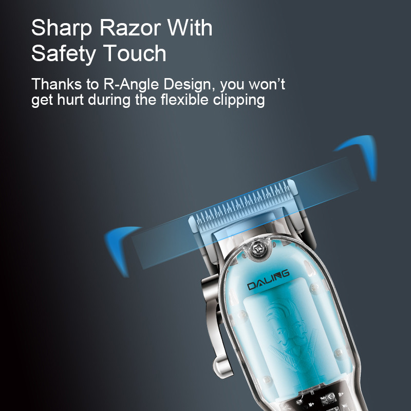 Profesionalni bežični trimer za muškarce Podesivi punjivi aparat za šišanje Električni stroj za šišanje Litijeva baterija