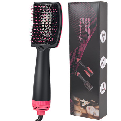 „One Step“ plaukų džiovintuvo šepečiai karšto oro šepečių tiesintuvai, skirti visų tipų plaukams, pašalina susivėlusius mazgus, skatina sveiką blizgesį