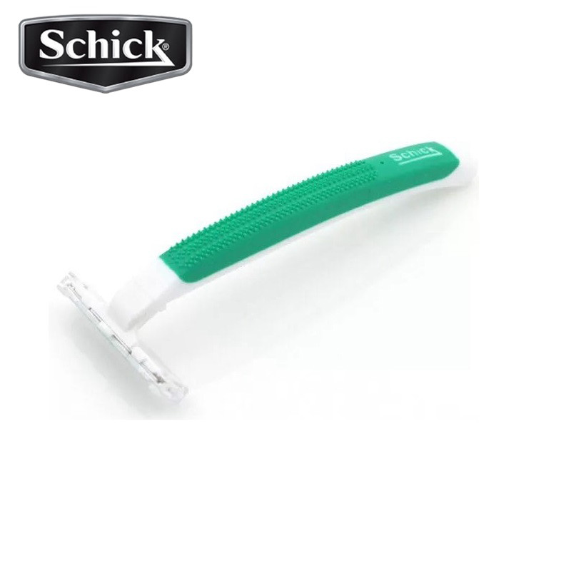 10 borotva/tétel Eredeti SCHICK Exacta 2 Sensitive eldobható kézi Férfi Arc Haj Szakáll Borotválkozás E-vitamin Utazási és szállodai eszközök