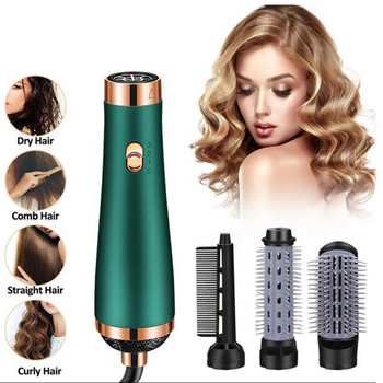Electric Hot Hair Styler 3 σε 1 Ion Hot Air Brush Πιστολάκι μαλλιών Χτένα για ίσιωμα κομμωτηρίου Γρήγορο πιστολάκι για χτένα ζεστού αέρα
