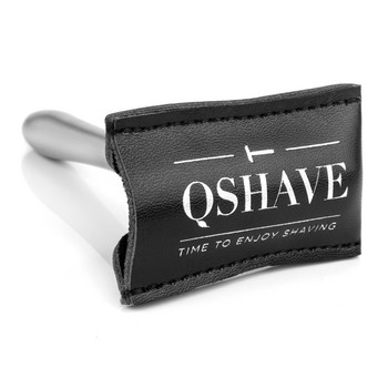 QShave Регулируема безопасна самобръсначка с магнитно покритие 1 самобръсначка 1 защитен калъф и 5 ножчета