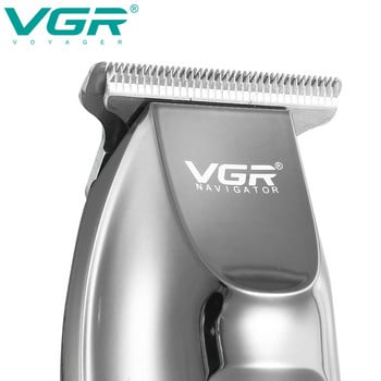 VGR Professional Cordless Hair Clipper Electric Hair Trimmer Barber Oil Head Carving Sculpture Trimmer Εργαλειομηχανή κοπής μαλλιών