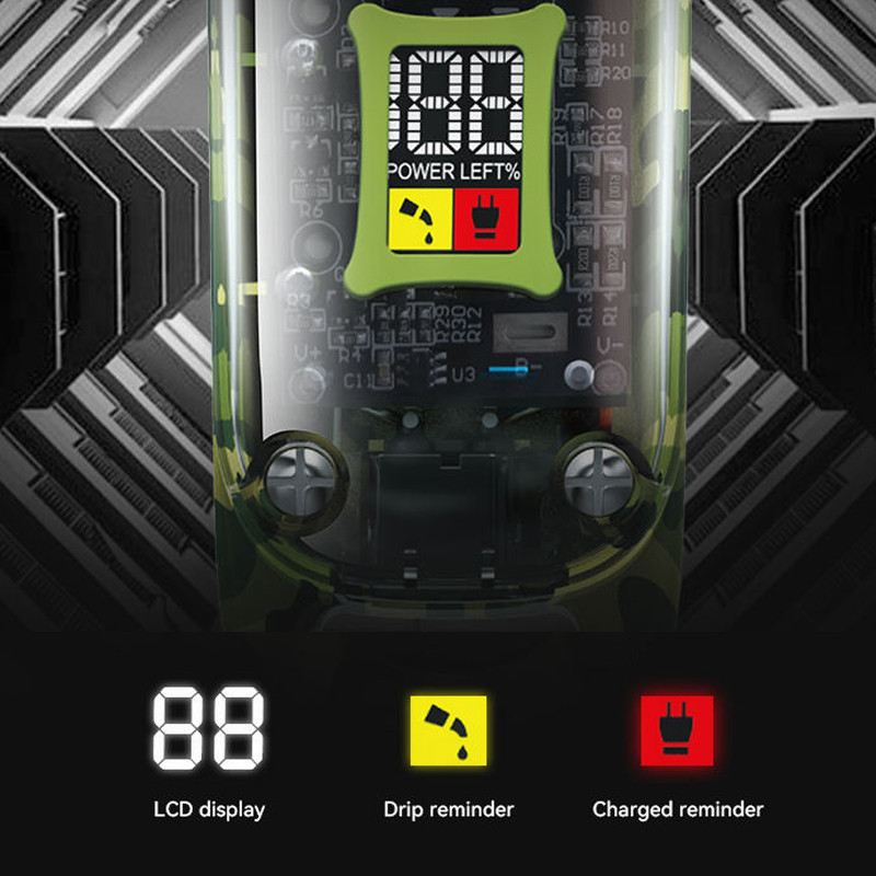 Kemei profesionalna mašinica za šišanje, podesivi trimer za muškarce, kabelski i bežični električni punjivi aparat za šišanje brade