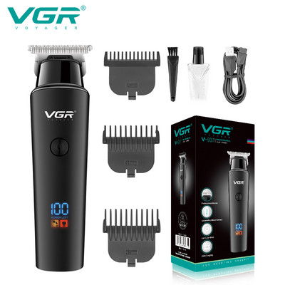Trimmer VGR Mașină de tuns profesională Mașină de tuns fără fir Aparat de tuns electric reîncărcabil pentru bărbați V-937