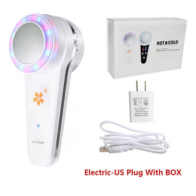 Dispozitiv de crioterapie pentru îngrijirea feței Hot Cold Hammer Blue Photon Tratament pentru acnee Frumusețea pielii Massager Lifting Reîntinerire Mașină facială