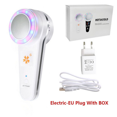 Dispozitiv de crioterapie pentru îngrijirea feței Hot Cold Hammer Blue Photon Tratament pentru acnee Frumusețea pielii Massager Lifting Reîntinerire Mașină facială