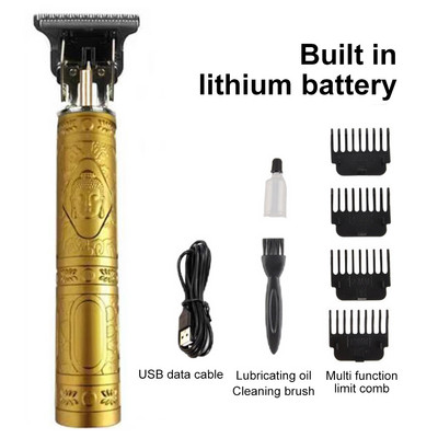 T9 USB elektrinė plaukų kirpimo mašina įkraunama plaukų kirpimo mašinėlė vyrų skutimosi mašinėlė vyrams kirpėjo profesionali barzdos kirpimo mašina