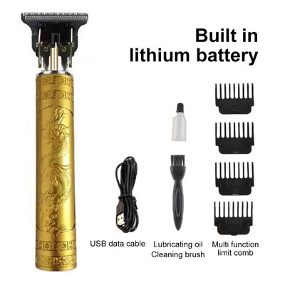 T9 USB elektrinė plaukų kirpimo mašina įkraunama plaukų kirpimo mašinėlė vyrų skutimosi mašinėlė vyrams kirpėjo profesionali barzdos kirpimo mašina