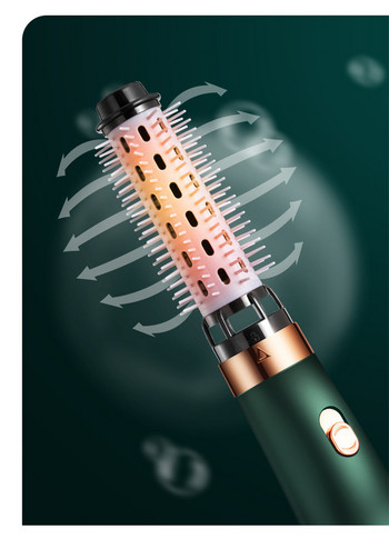 220V Εργαλείο styling μαλλιών Three In One Επαγγελματικό ηλεκτρικό πιστολάκι για μπούκλες Περιστροφική βούρτσα για μπούκλες κομμωτήριο ζεστού αέρα