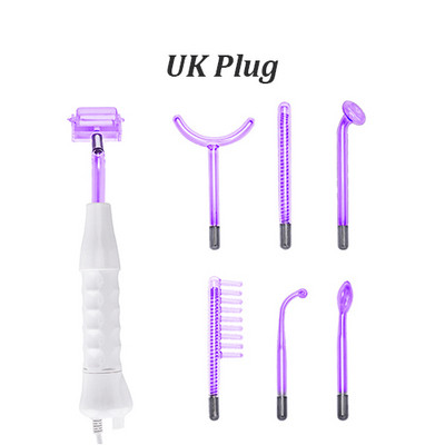 Mașină facială cu electrozi de înaltă frecvență 7 în 1 Tub de sticlă Baghetă pentru acnee Dispozitiv de îndepărtare a petelor de acnee Mașină de înfrumusețare spa facială de înaltă frecvență