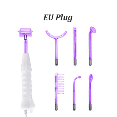 Mașină facială cu electrozi de înaltă frecvență 7 în 1 Tub de sticlă Baghetă pentru acnee Dispozitiv de îndepărtare a petelor de acnee Mașină de înfrumusețare spa facială de înaltă frecvență