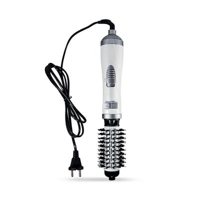 EU Plug Elektriskā matu žāvētāja birste 220-240V 800-1000W matu žāvētāja ruļļi 360 grādos rotējams pretpiedeguma mājsaimniecības veidotājs