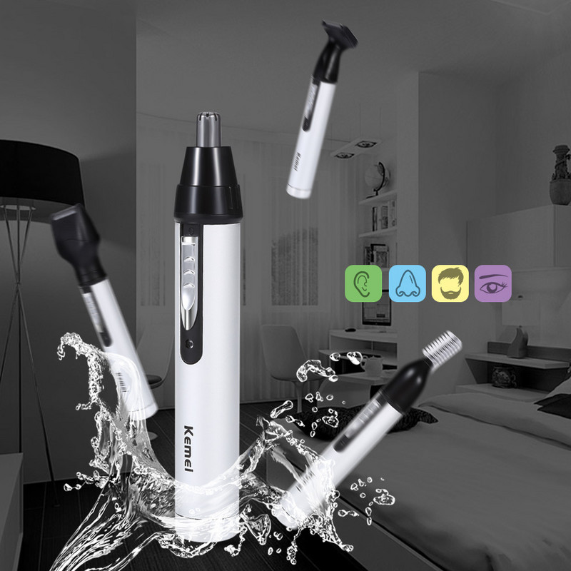 Origina 4in1 įkraunama nosies ausų plaukų kirpimo mašinėlė vyrams ir moterims elektrinis antakių barzdos nosies ir ausų kirpimo įrankis