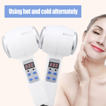 100-240V Hot Cold Hammer Massager Cryotherapy Skin Rejuvenation Face Lifting Μηχάνημα ομορφιάς μασάζ Face Beauty Device