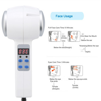 100-240V Hot Cold Hammer Massager Cryotherapy Skin Rejuvenation Face Lifting Μηχάνημα ομορφιάς μασάζ Face Beauty Device