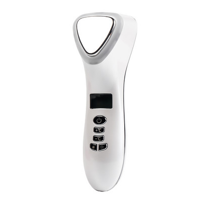 Hot Cold Hammer ultrahangos krioterápiás LED foton póruszsugorító pórusokat arc lifting vibrációs masszírozó ultrahangos szem bőrápoló készülék
