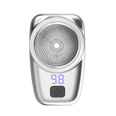 Преносима електрическа мини самобръсначка за мъже с къса брада Мини самобръсначка Електрическа надстройка Акумулаторна електрическа самобръсначка за пътуване Цифров дисплей