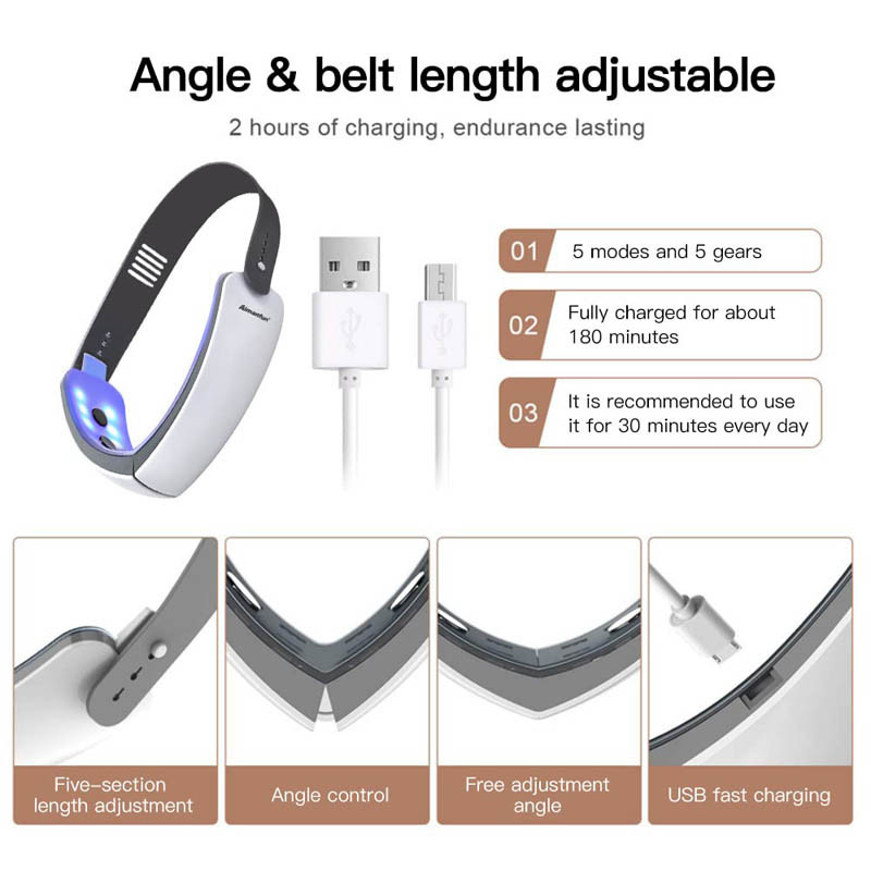 EMS mikroáramú arcemelő készülék LED foton terápiás vibrációs arcmasszázs dupla állú V-line lift arc karcsúsító gép