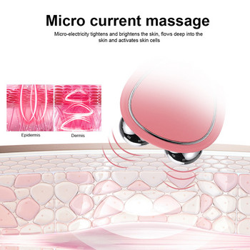 EMS Facial Massager Microcurrent Face Lift Machine Roller Tightening Rejuvenation Beauty Skin Αντιρυτιδικό καύση λίπους Αδυνάτισμα