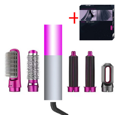 Četka za sušilo za kosu 5 u 1 Četka za puhanje kose Češalj za oblikovanje kose s toplim zrakom Sušilo za kosu u jednom koraku Električno sušilo za kosu Automatsko uvijače