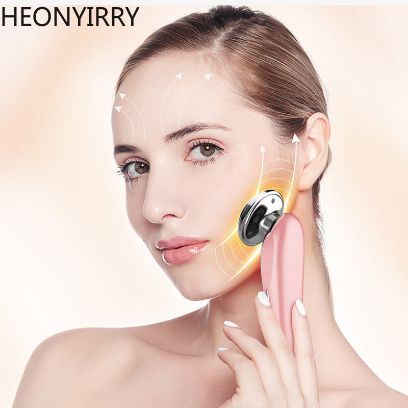 Dispozitive de lifting facial 7 în 1 RF Microcurent pentru întinerirea pielii Masaj facial Terapie cu lumină Aparat anti-îmbătrânire pentru înfrumusețare a ridurilor