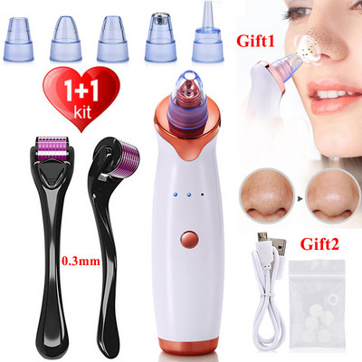 Mitesszer eltávolító arc mély orrtisztító T zóna pórus pattanás pattanás eltávolító vákuum szívás arcápoló nano Beauty Clean bőrápoló eszköz