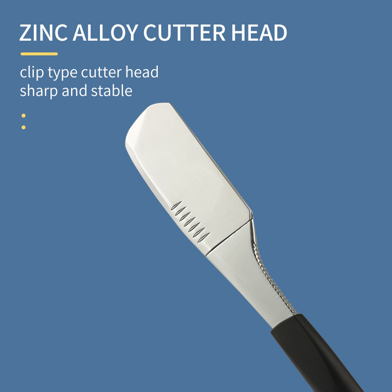 Happy Barber Razor rozsdamentes acél klasszikus, egyenes borotválkozású borotvapenge férfi arcra szakállápolás fodrász szakállformázó eszközök