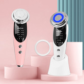 7 az 1-ben RF EMS Micro Current Lifting Device Vibrációs LED fotóterápia Arc Bőrfiatalító Ránctalanító Arcmasszírozó