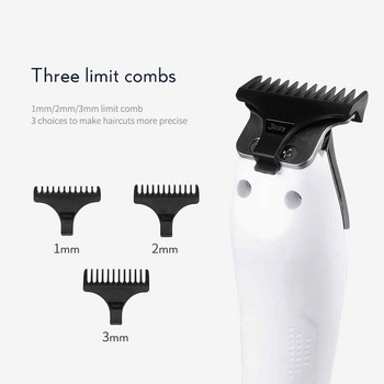 Kemei Professional Hair Clipper for Men Ψηφιακή ηλεκτρική κουρευτική LCD μηχανή ξυρίσματος Κούρεμα Barber Clippers Blade Razor