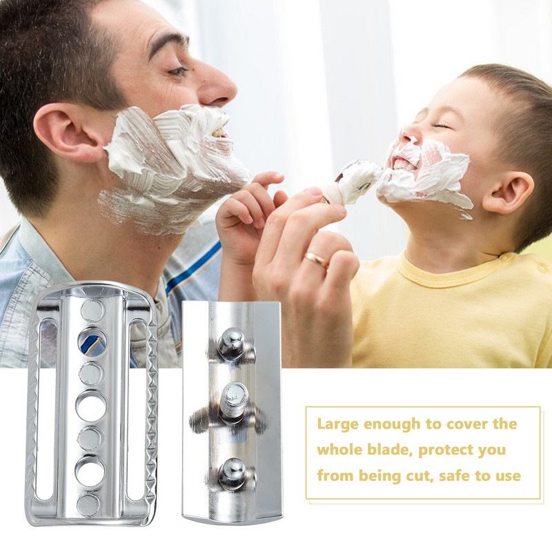 1kom Sigurnosna glava britve za brijanje Otvorena glava s češljem Dvosjekla glava britve Brada Alati za brijanje dlaka Dodaci za brijanje za muškarce
