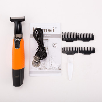 Kemei тример за коса електрическа самобръсначка подстригване на брада тример машинка за подстригване мъжки инструменти за подстригване вода машина за бръснене на коса