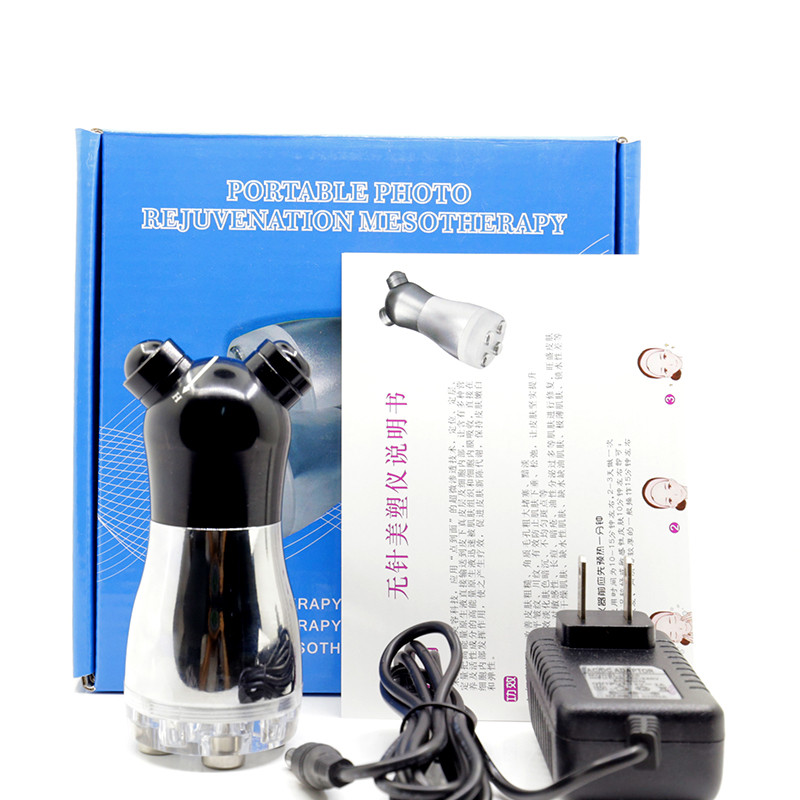 Aparat de masaj facial cu radiofrecvență RF LED Fotoni Mezoterapie facială Electroporare Mașină de înfrumusețare Întinerire Lifting facial