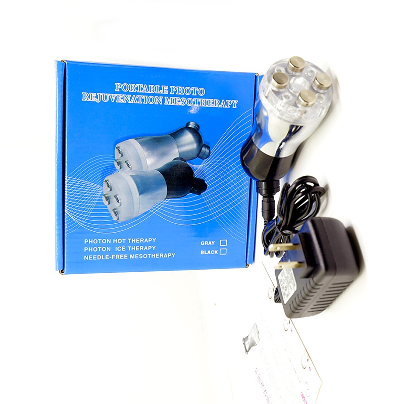 Aparat de masaj facial cu radiofrecvență RF LED Fotoni Mezoterapie facială Electroporare Mașină de înfrumusețare Întinerire Lifting facial