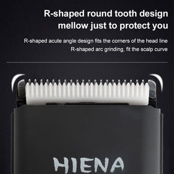 Hiena 2022 New USB Electric Hair Clippers Trimmers for Men Ενήλικες Παιδικά Επαναφορτιζόμενη Επαναφορτιζόμενη Μηχανή Κόπτη Μαλλιών Επαγγελματική