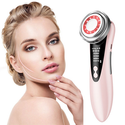 Masaj facial de frumusețe pentru masaj facial Instrumente cu ultrasunete de îngrijire a pielii Dispozitiv de crioterapie pentru slăbire facială Mașină de înfrumusețare spa pentru față