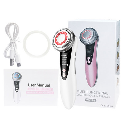Beauty arcmasszírozó arcmasszírozóhoz Ultrahangos bőrápoló eszközök Krioterápiás arc karcsúsító készülék Face Spa Beauty Machine