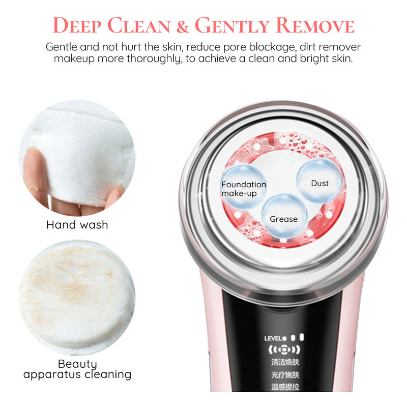 Beauty arcmasszírozó arcmasszírozóhoz Ultrahangos bőrápoló eszközök Krioterápiás arc karcsúsító készülék Face Spa Beauty Machine