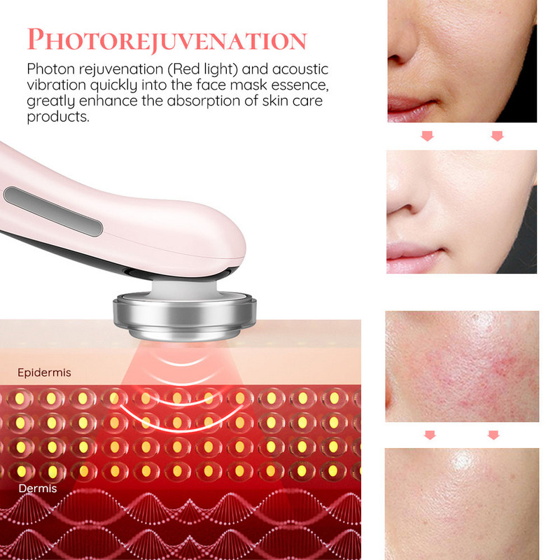 Beauty arcmasszírozó arcmasszírozóhoz Ultrahangos bőrápoló eszközök Krioterápiás arc karcsúsító készülék Face Spa Beauty Machine