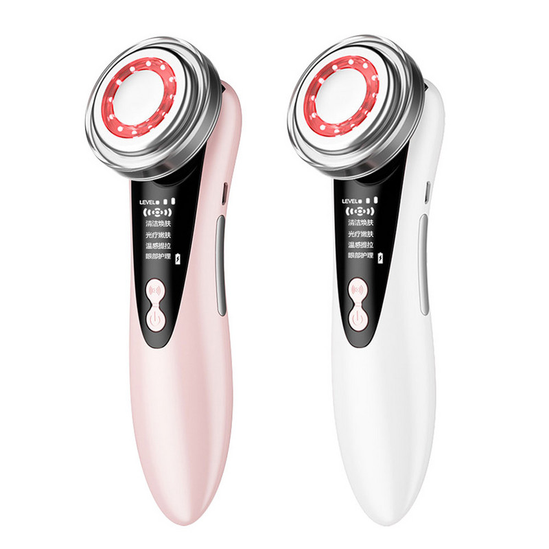 Beauty arcmasszírozó arcmasszírozóhoz Ultrahangos bőrápoló eszközök Krioterápiás arc karcsúsító készülék Face Spa Beauty Machine