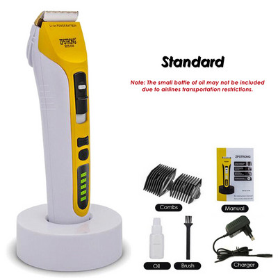 Profesionalni električni trimer za kosu od 25 W Punjivi aparat za šišanje Trimer za šišanje brade Brijač za odrasle muškarce LED zaslon 220 V/110 V