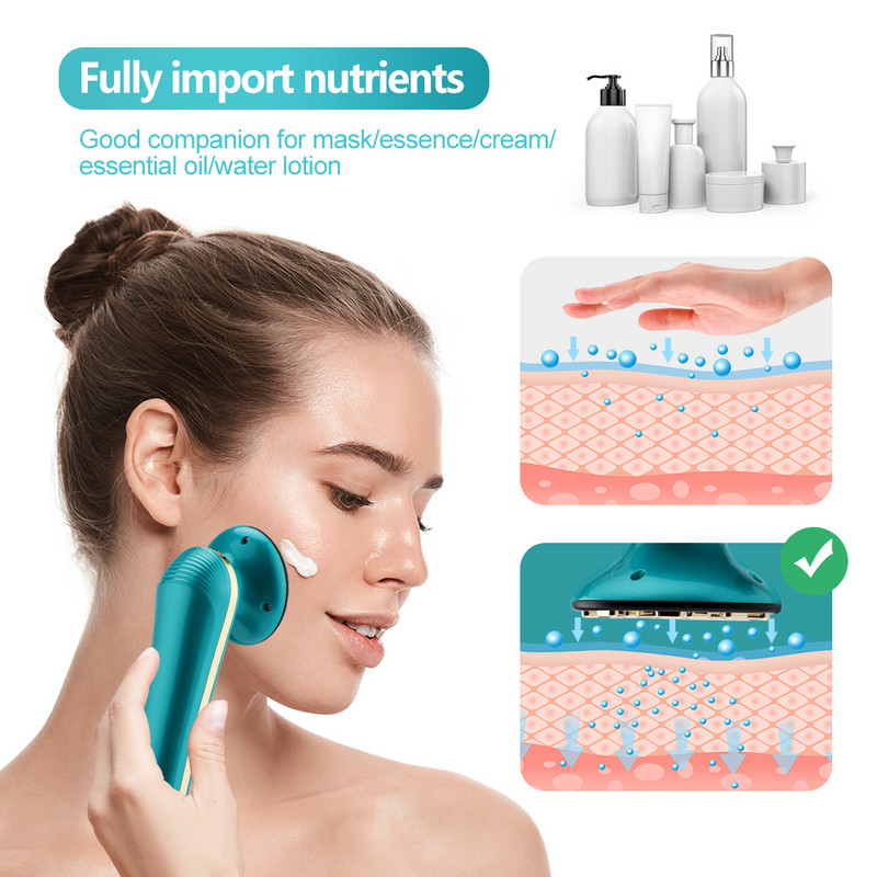 EMS RF masažer za lice Photon Rejuvenation Mezoterapija Lifting lica Ljepota Grijanje Vibracija Uklanjanje bora Uređaj protiv starenja