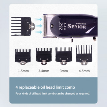 ZSZ Professional Hair Clipper Gradient Εργαλεία κομμωτηρίου Μηχάνημα κούρεμα Λάδι κεφαλής ρετρό υψηλής ποιότητας κουρευτική μηχανή Εργαλεία κουρέων