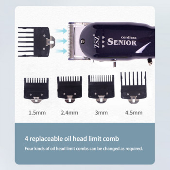 ZSZ Професионална машинка за подстригване с градиент Инструменти за фризьорски салон Машина за подстригване Маслена глава Ретро висококачествен тример за коса Бръснарски инструменти