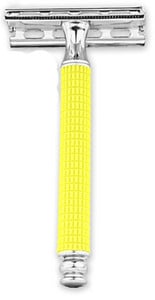 ALSHABAB 1-dijelni sigurnosni brijač od legure cinka za muškarce s ABS drškom 8X4 CM Ručni brijač u obliku slova T s dvostrukim rubom Baber alat za brijanje