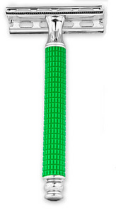 ALSHABAB 1-dijelni sigurnosni brijač od legure cinka za muškarce s ABS drškom 8X4 CM Ručni brijač u obliku slova T s dvostrukim rubom Baber alat za brijanje