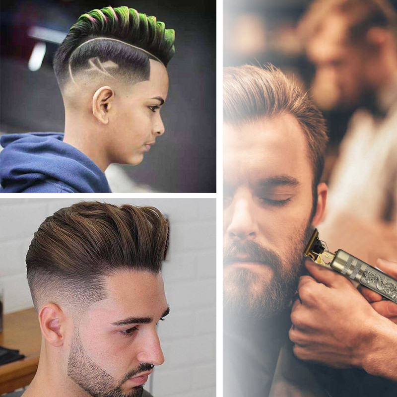 Mašinica za šišanje T9 trimer za muškarce 6 9 MM češalj za šišanje Profesionalne šišače za muškarce 0 MM trimer za bradu Vintage T9 mašina