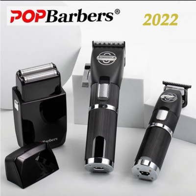 POP Barbers professzionális hajvágó fodrászat olajos fej fokozatos hajvágó borotvavágó hajvágó gép szakállvágó