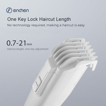 Ηλεκτρική κουρευτική μηχανή ENCHEN EC001 για άντρες Ενήλικες Παιδιά Επαναφορτιζόμενη Νέα μηχανή κοπής μαλλιών Έλεγχος δύο ταχυτήτων