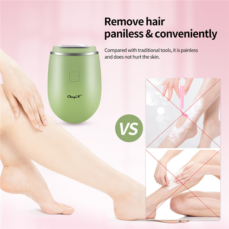 CkeyiN električni brijač za žene USB punjiva britva bikini trimer žene lice tijelo noga pazuh leđa uređaj za uklanjanje dlačica brijanje