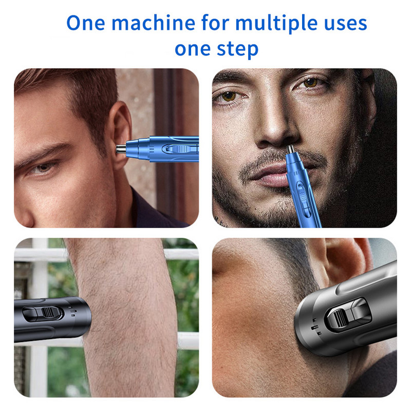 Trimmer electric pentru urechi pentru nas pentru bărbați Aparat de ras Reîncărcabil pentru îndepărtarea părului Trimer pentru sprâncene Produs de siguranță Aparat de bărbierit Îngrijirea feței